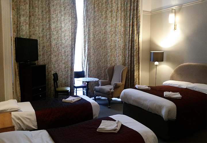 Quad Room at Hotel Bluebells
